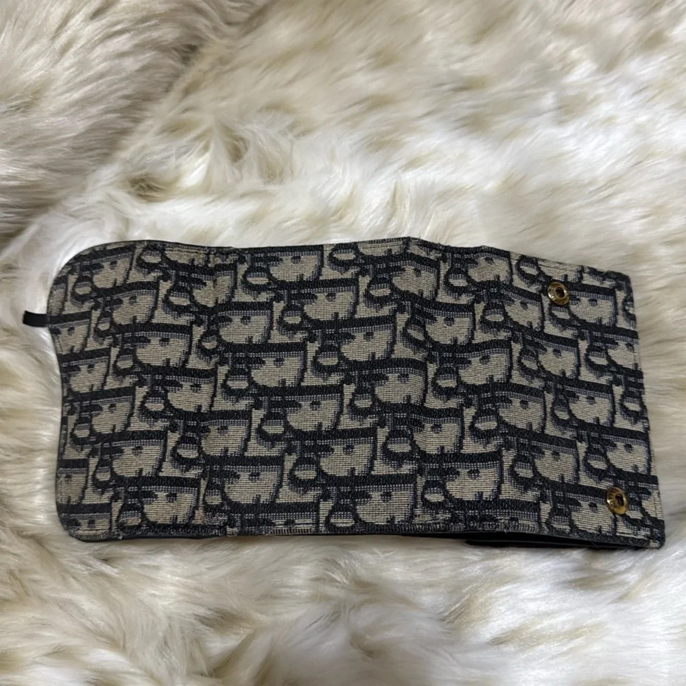 Christian  Dior Leather Card Holder Saddle